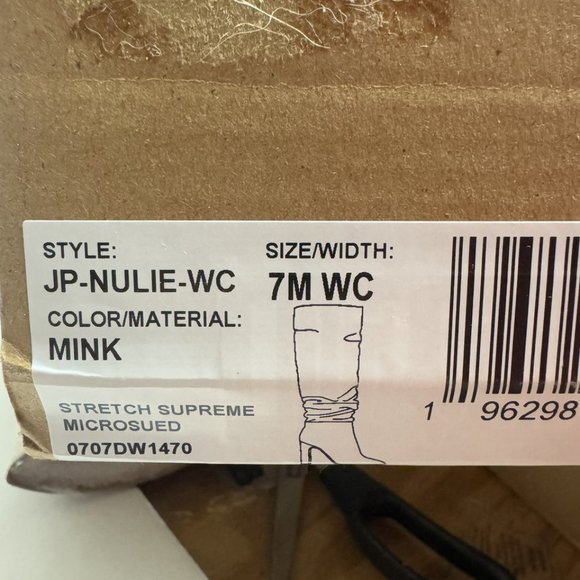 Jessica Simpson Womens Nulie Boot Black Size 7M Wide calf - Picture 6 of 6